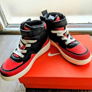 H&M Kids High-Top Sneakers in Red and Black Sz. 13.5